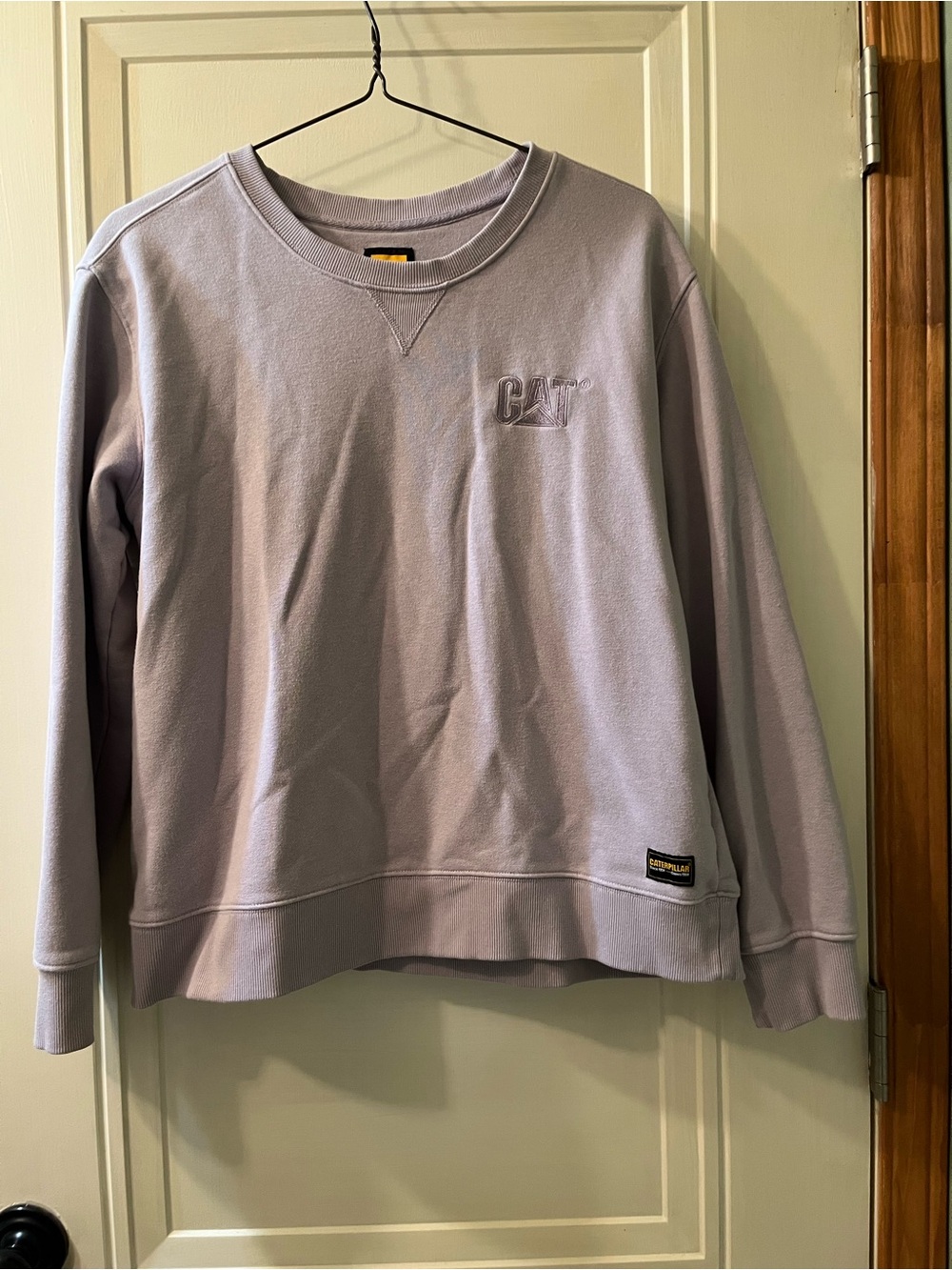 Caterpillar Lavender Crewneck Sweatshirt